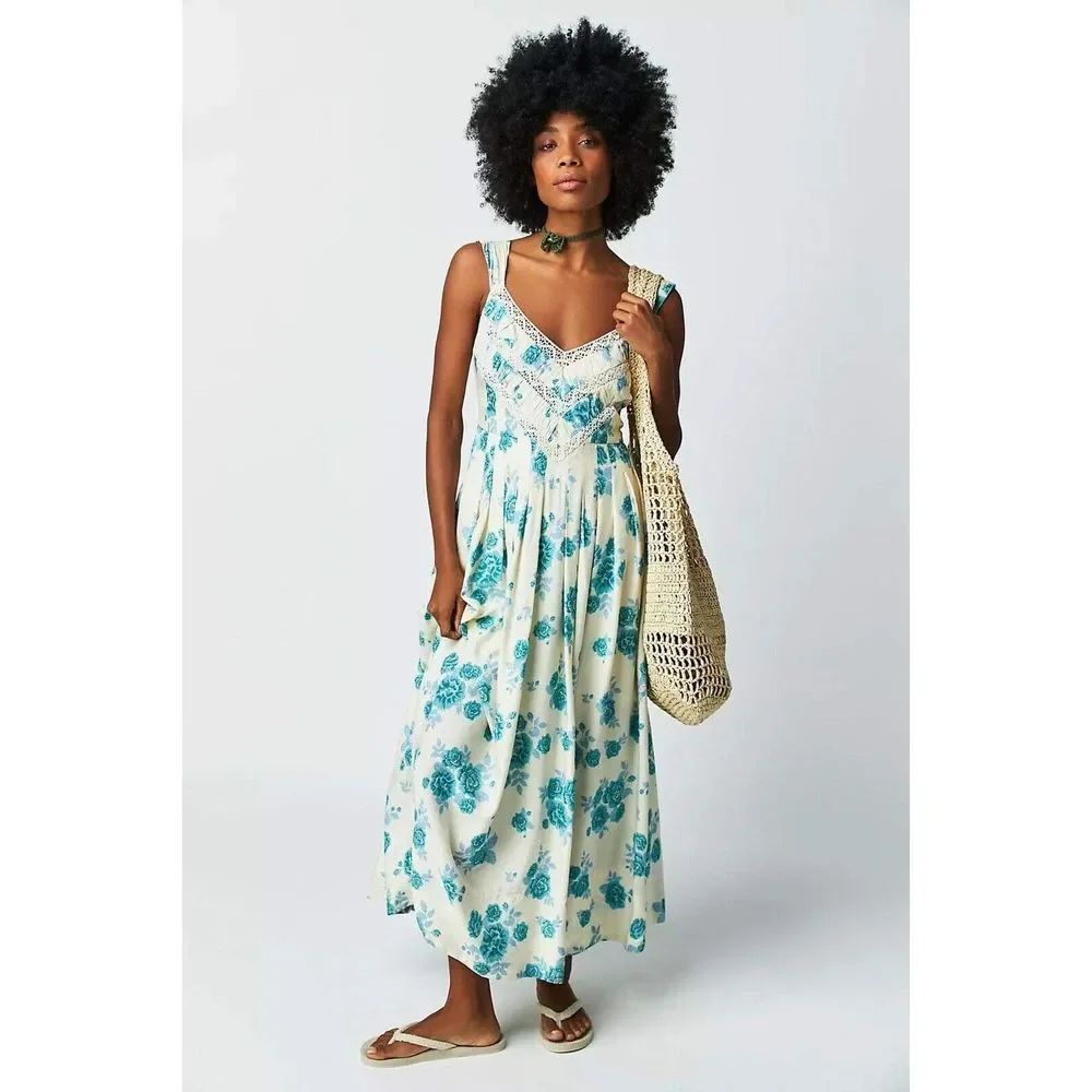 Free People Lovers Heart Midi Dress